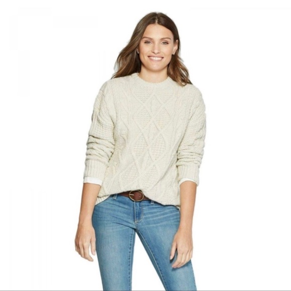 Universal Thread Cable Knit Chunky Sweater - Picture 1 of 5